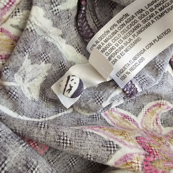 Universal Thread Floral Ruffled Flutter Sleeve Sleeveless A-Line Maxi Dress, M - Picture 11 of 11